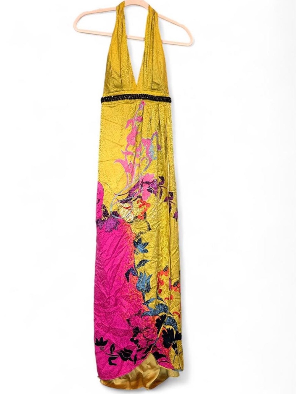 Kay Unger New York Halter Maxi Dress